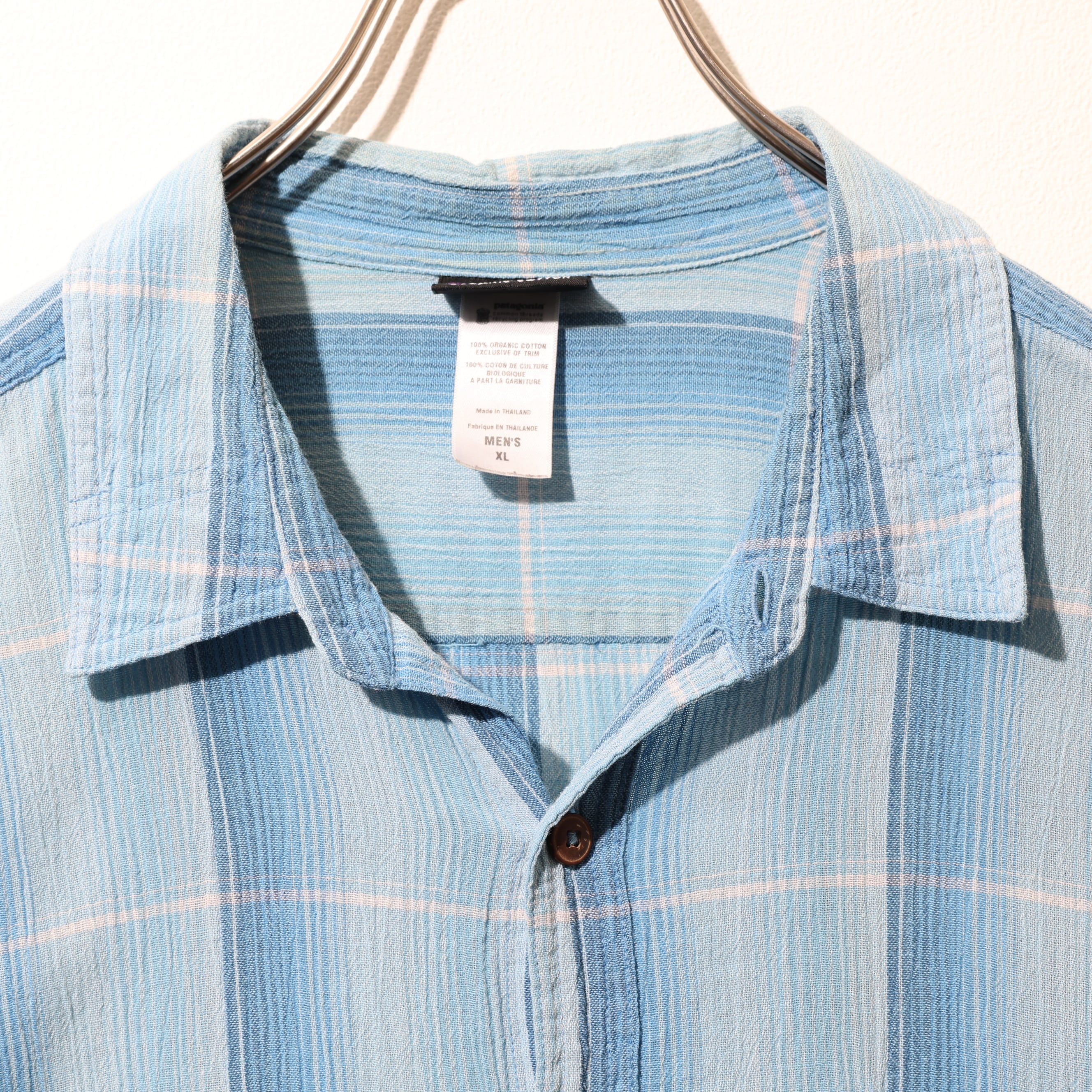 極美品 XL オンブレ 10年 A/C Yarn Dye Shirt Patagonia ACシャツ