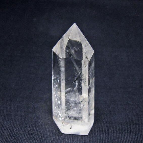 水晶 六角柱 ポイント 置物 一点物 142-11096