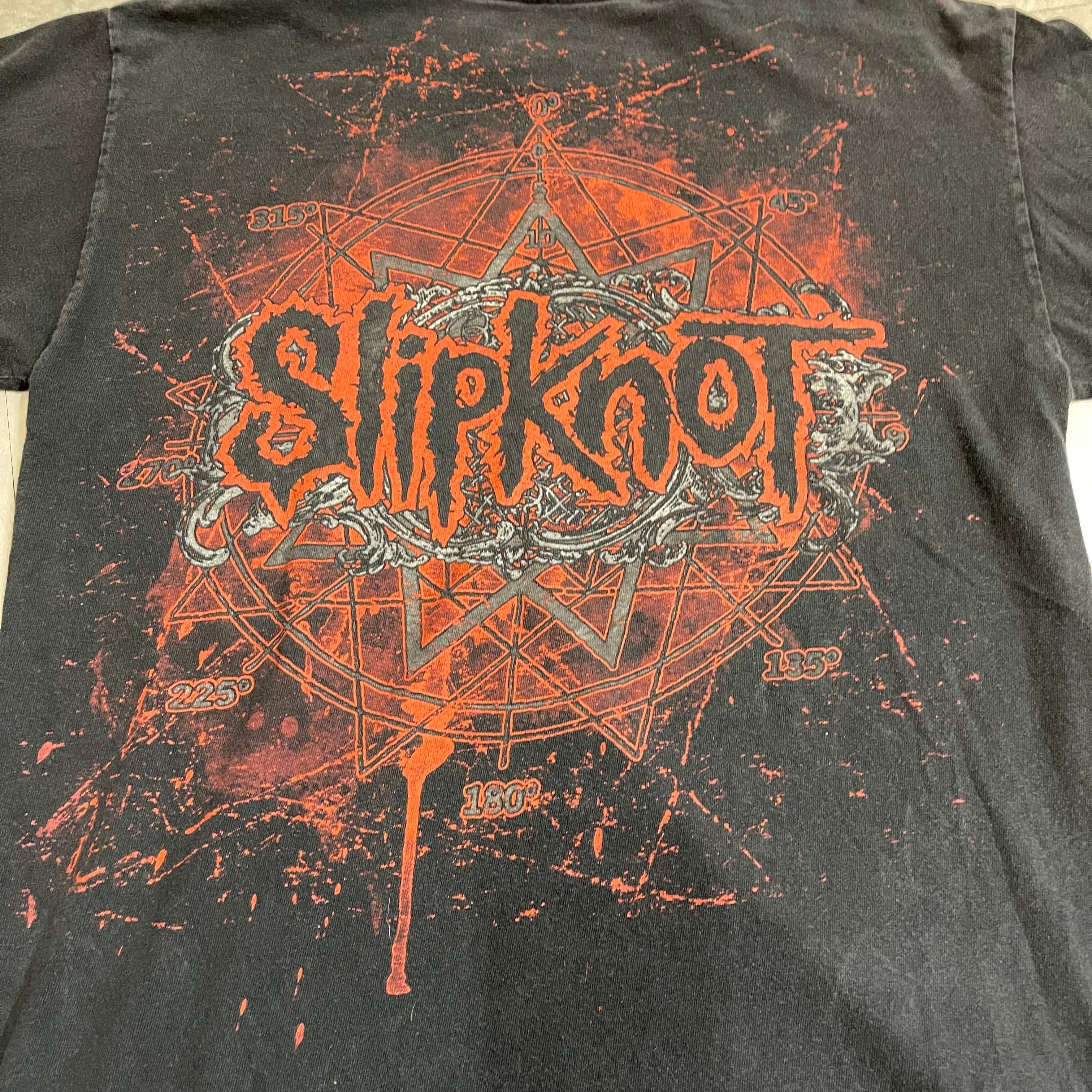 size:L程度【 Slipknot 】スリップノット バンドTシャツ プリントT