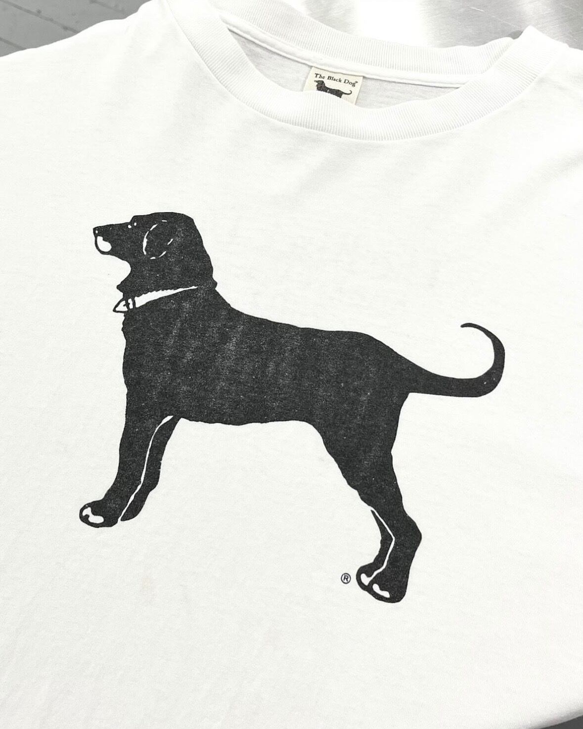 00s THE BLACK DOG S/S Print Tee USA製