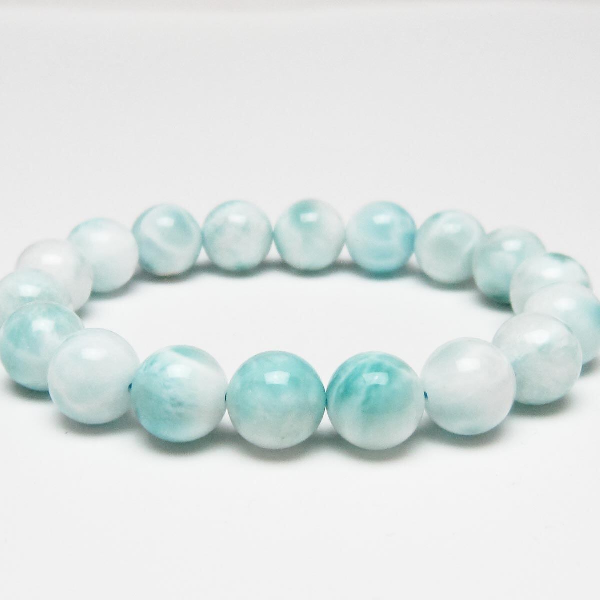 ラリマー ブレスレット 12mm 一点物 111-56489