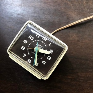1970〜80s『TIMEX』Alarm Clock made in USA / タイメックス 目覚し時計 アメリカ製