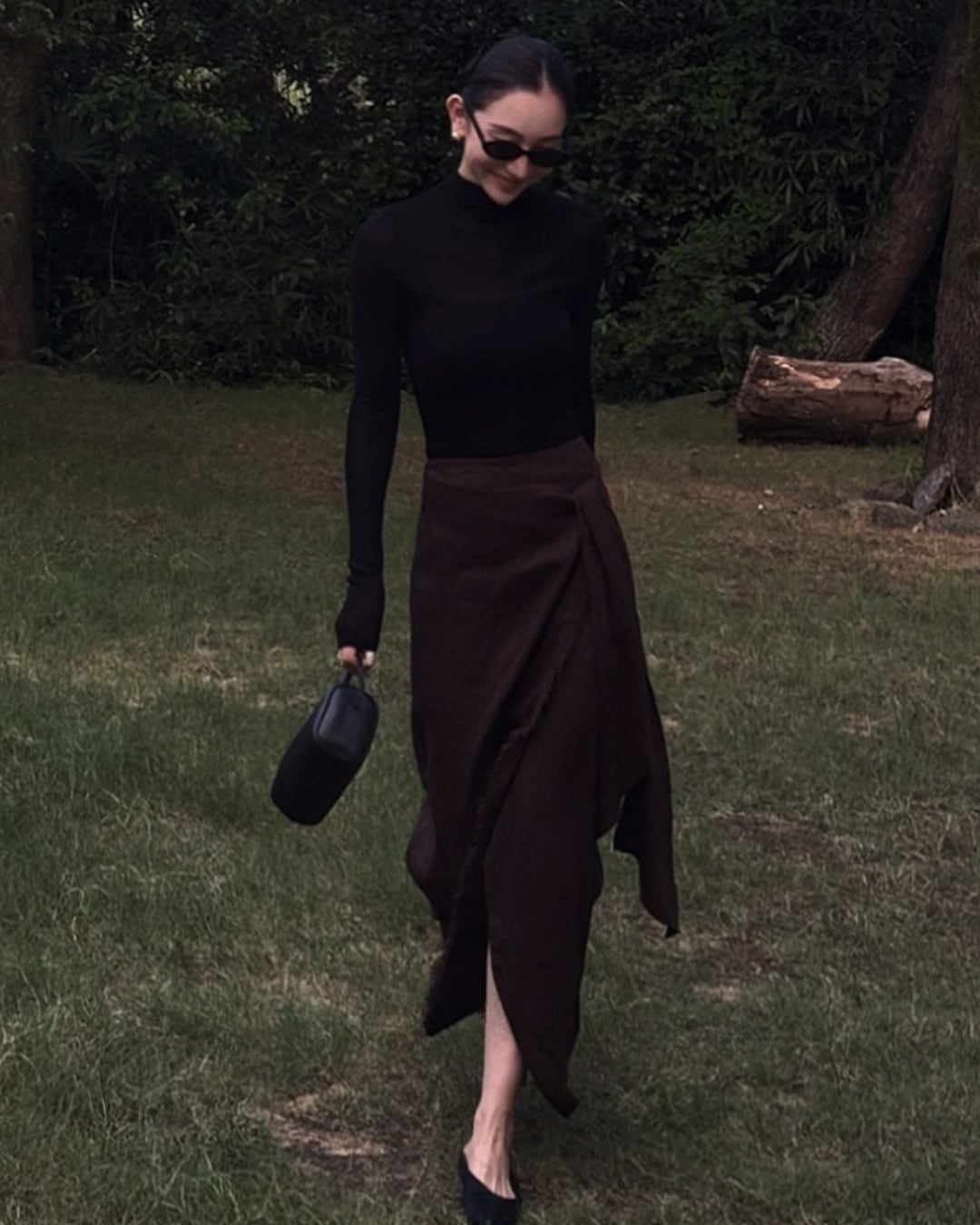 リネンサイドリボンタイトスカート A25147