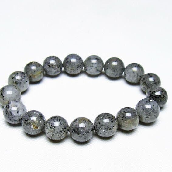 バイオタイトインクォーツ ブレスレット 12mm 一点物 メール便可 [M便 1/10] 111-48167