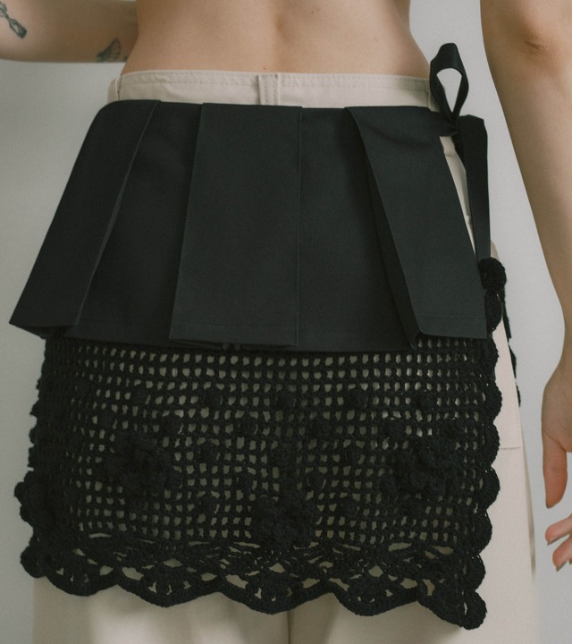 Crochet wrap SK・C/#black