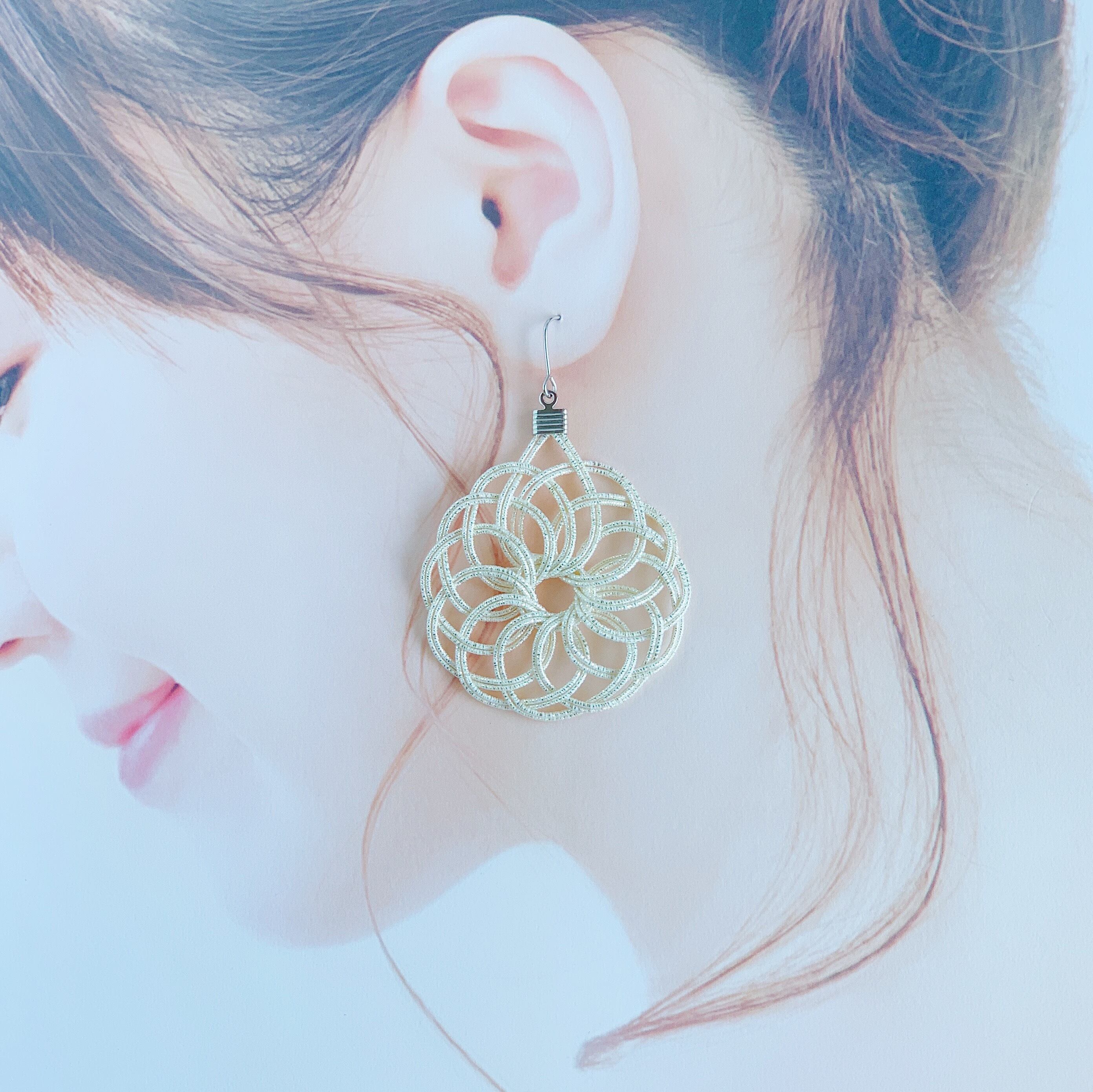 水引曼荼羅のピアス | 水引東京〜ラナテラス〜