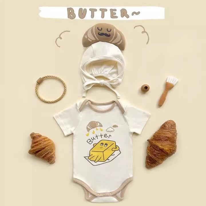 【BABY】韓国風 BUTTERロンパース