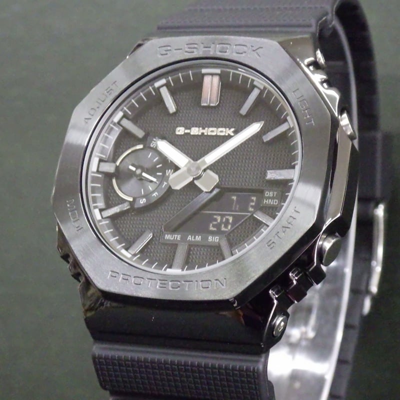 カシオ G-SHOCK GM-2100LXB-1AJF LUXE BLACK メタルカバード
