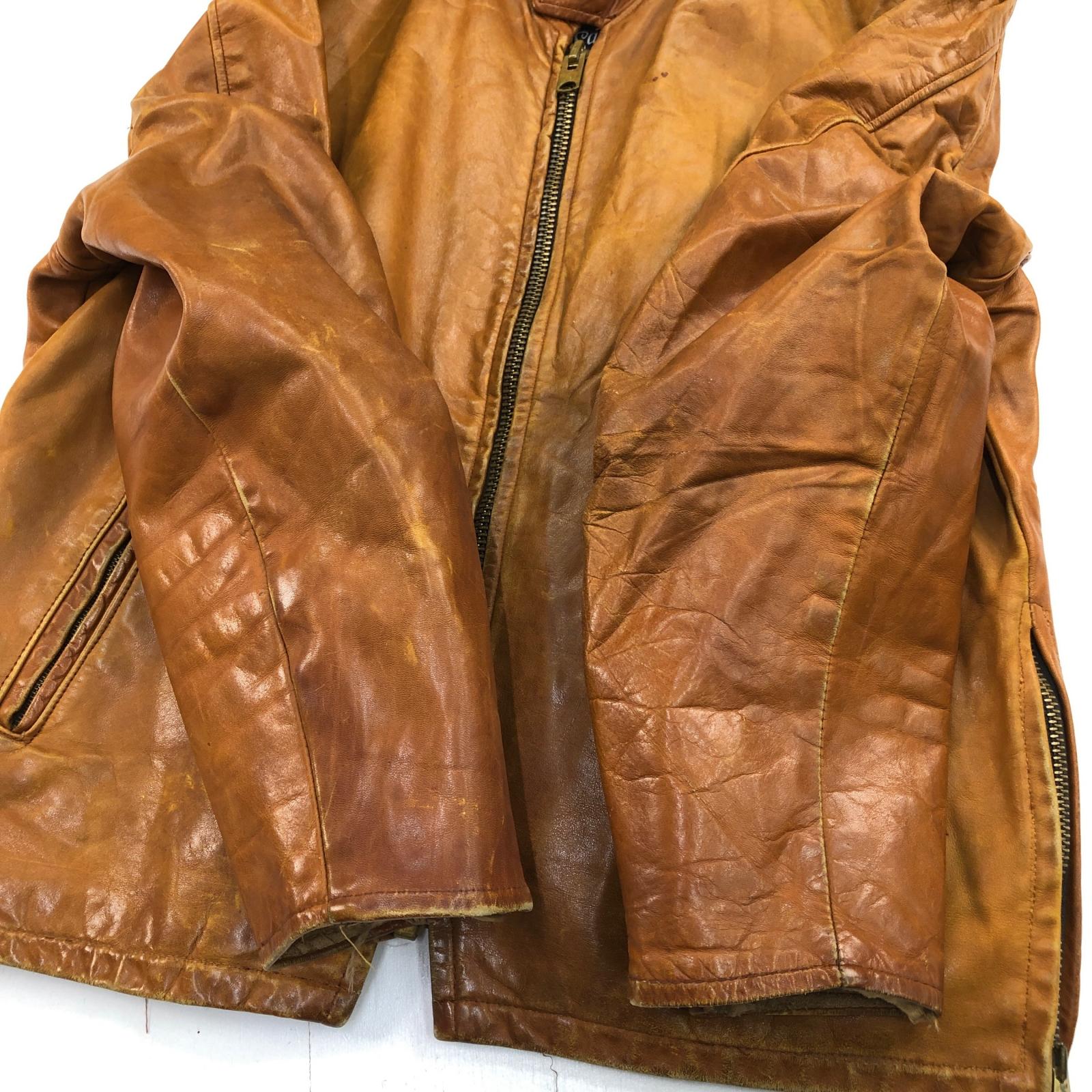 SAWYER'S CAMPUS SHOPS 70年代あたり THIS GENUINE LEATHER GARMENT