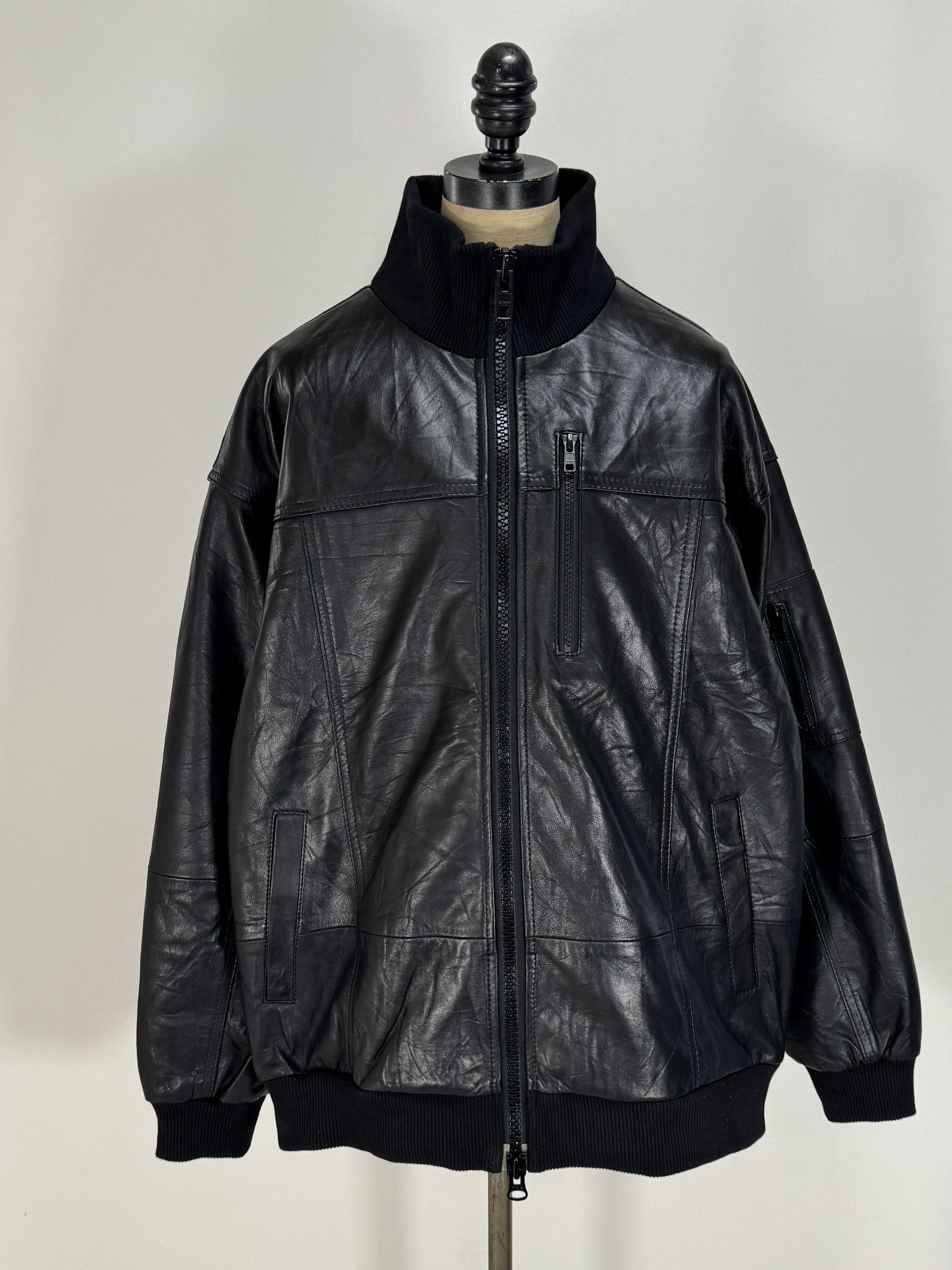 G.F.Military Leather JKT | yoused