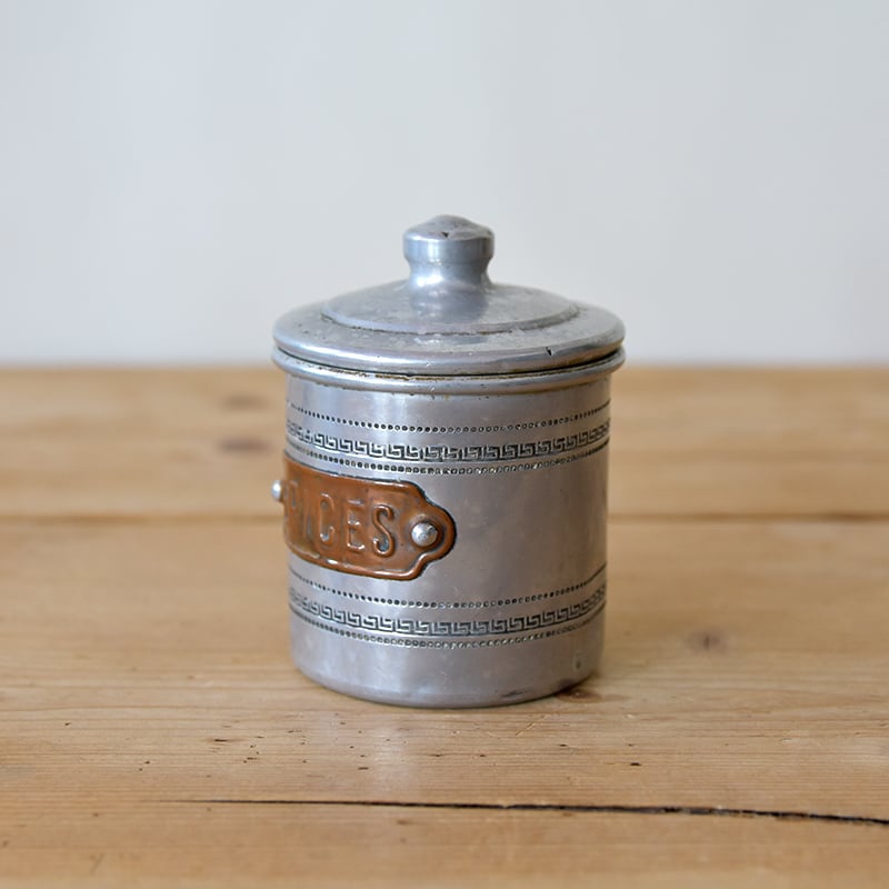 French Aluminum Canister 5P set / フレンチ アルミ キャニスター 5点