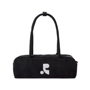 [rest & recreation]  RR LOGO TERRY SHOULDER BAG - BLACK 正規韓国ブランド 韓国ファッション 韓国代行 rest recreation レストアンドレクリエーション