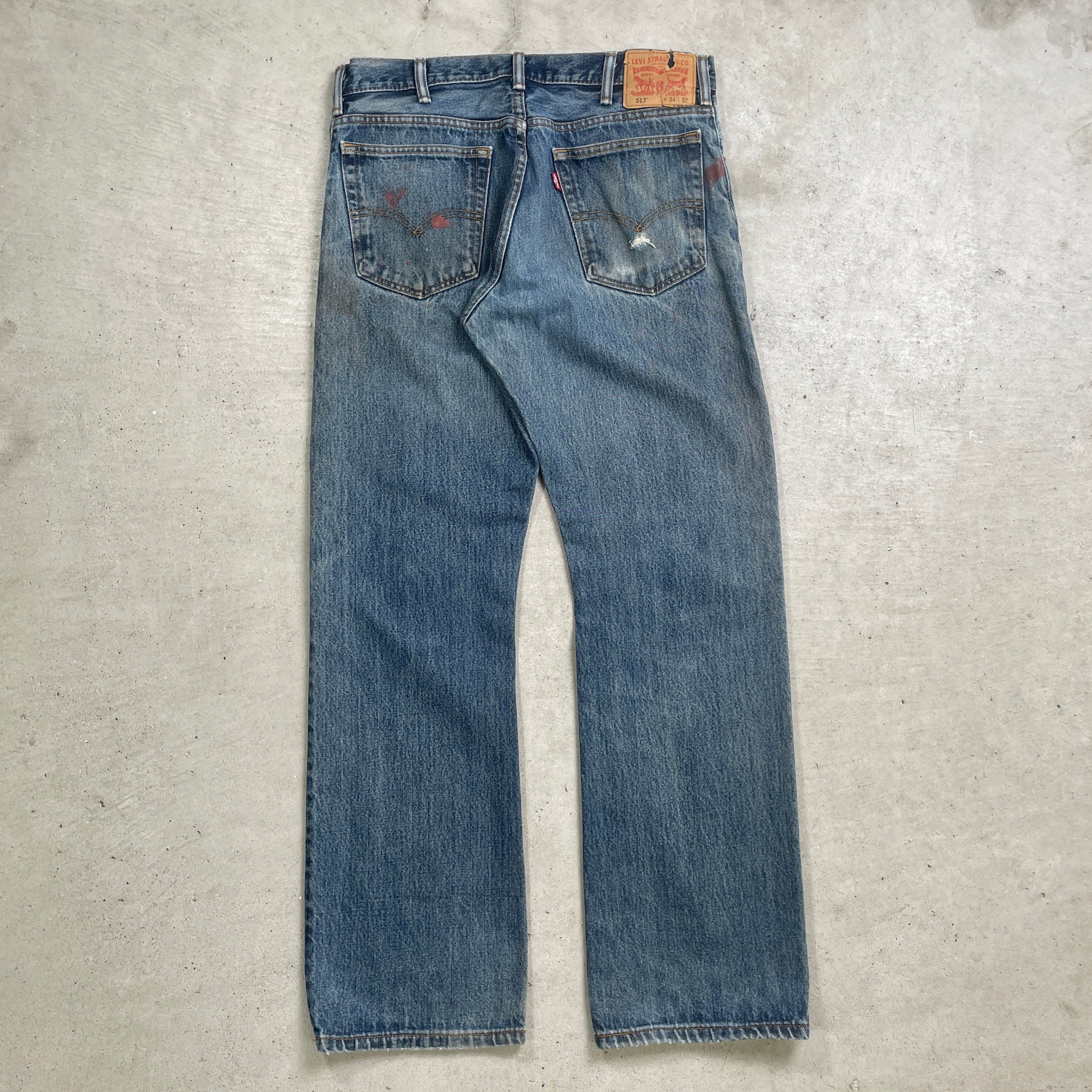 Levi's リーバイス 517 ブーツカット フレアデニムパンツ メンズW34