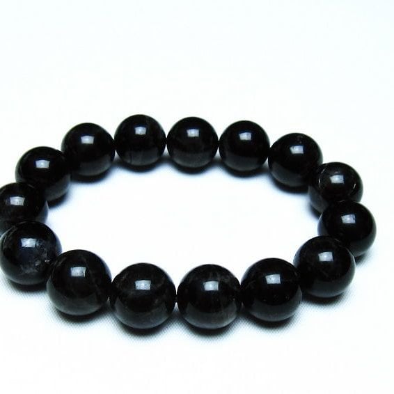 モリオン 黒水晶 ブレスレット 14mm 一点物 メール便可 [M便 1/10] 111-46262