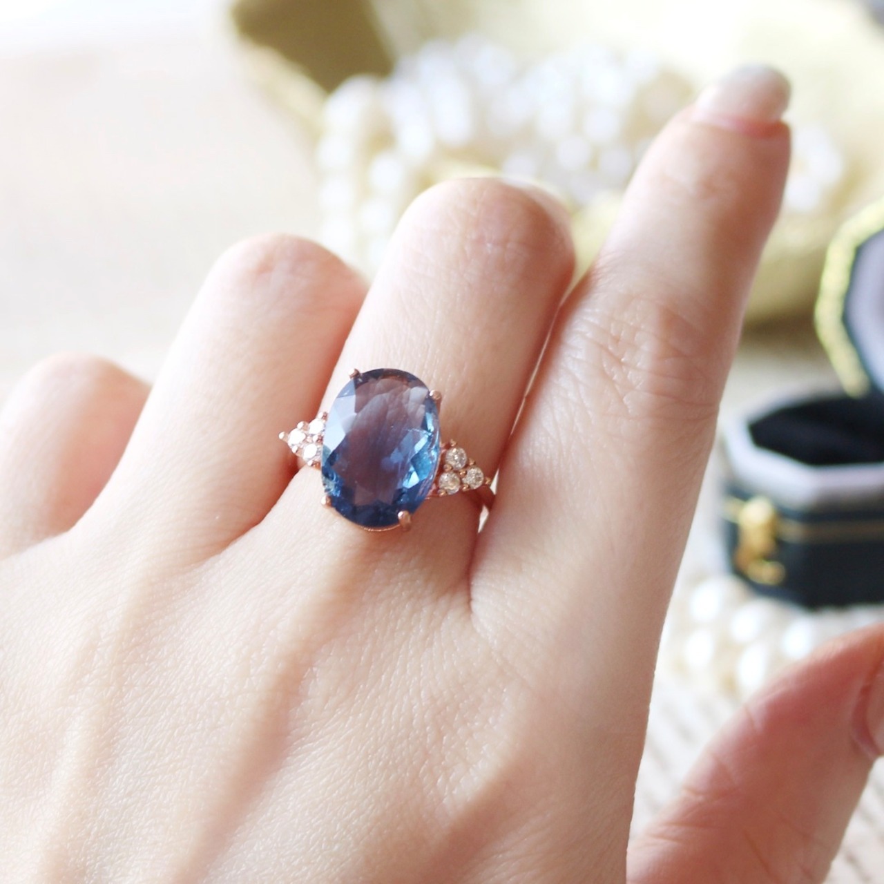 Promettereリング（カラーチェンジフローライト）