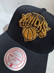 Mitchell＆Ness/ミッチェルアンドネス NBA ニューヨーク・ニックス キャップ ブラック
