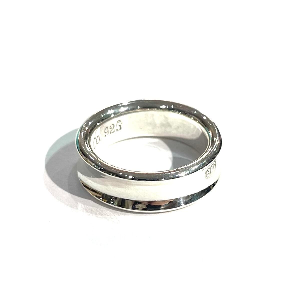 TIFFANY&CO】【15号】1970 ティファニーナローデザインシルバーリング