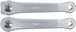 PAUL PAUL 100% PURE CRANKS JIS 165mm  sil