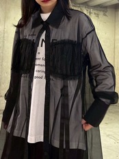 MMF124DEC ビスチェ風シャツワンピース