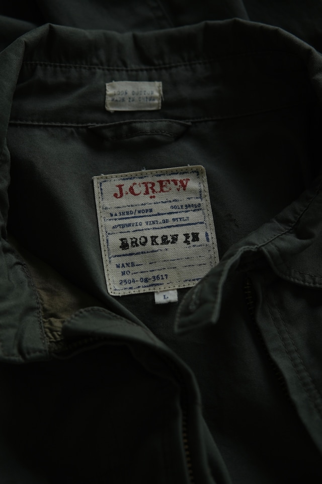 Utah/"J.CREW BROKEN-IN" safari jacket