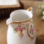 Old Noritake|オールドノリタケ 薔薇と金彩ガーランド クリーマー thumbnail 4