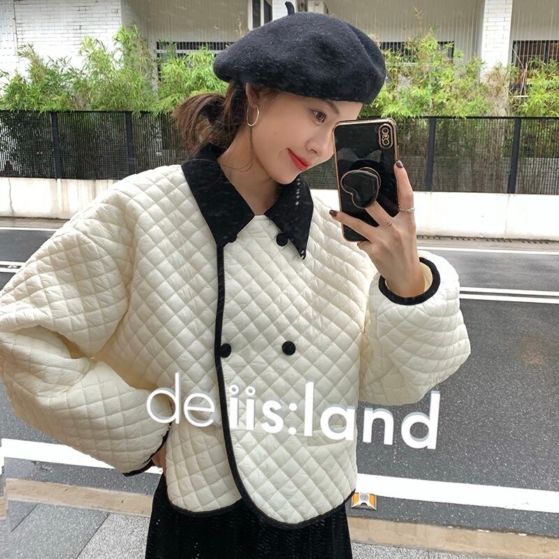 ホワイトジャケット レディースウィンター コットン 冬物 萌量不足53936420588