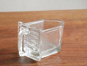 ドイツ GERRIX ガラスのスパイスコンテナー Small グラススコップ 容器 キャニスター アンティーク it2043