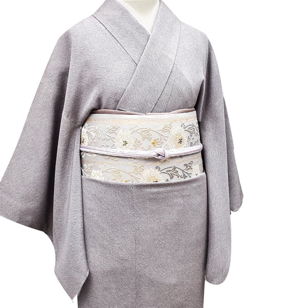 値下げしました⭕未使用 西陣織 高級 本絹 喪服帯 未仕立て】西陣織 黒共九寸帯 喪服用帯 No.5ZH-0956-00の通販｜きもの
