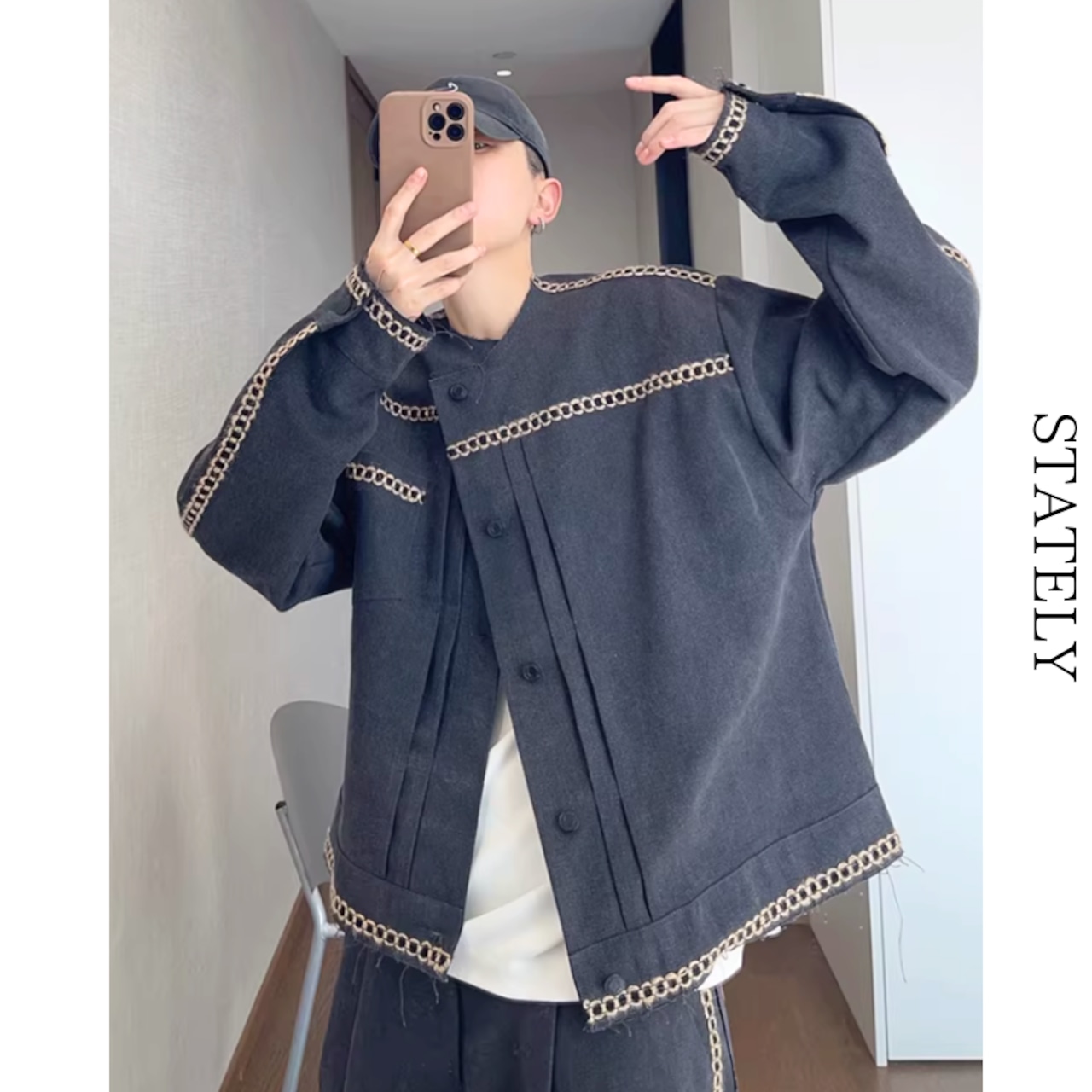 Chain Stitch Short ジャケット_O16・画像7