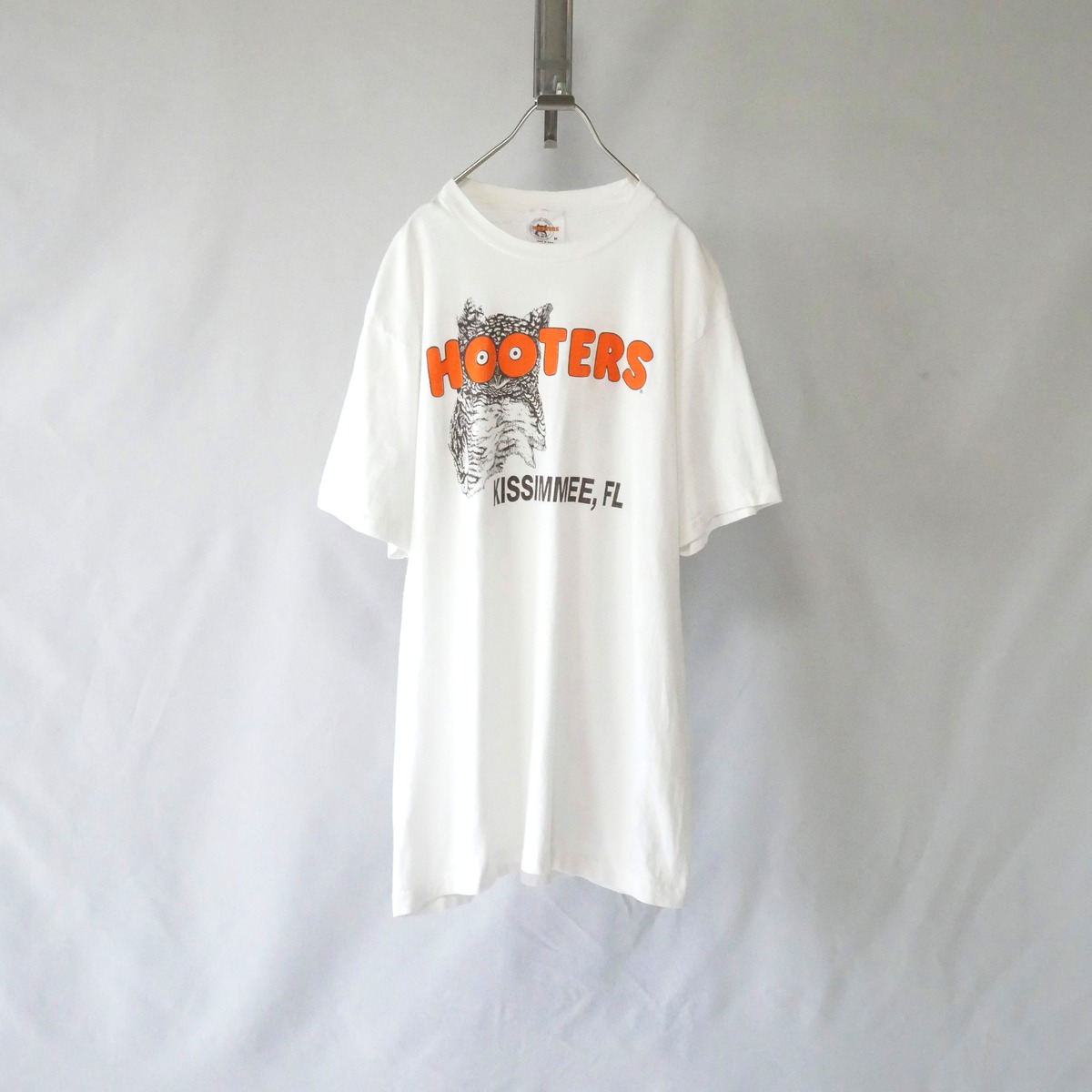 Made in USA 90s HOOTERS cotton Tshirt アメリカ製 フーターズ 100 