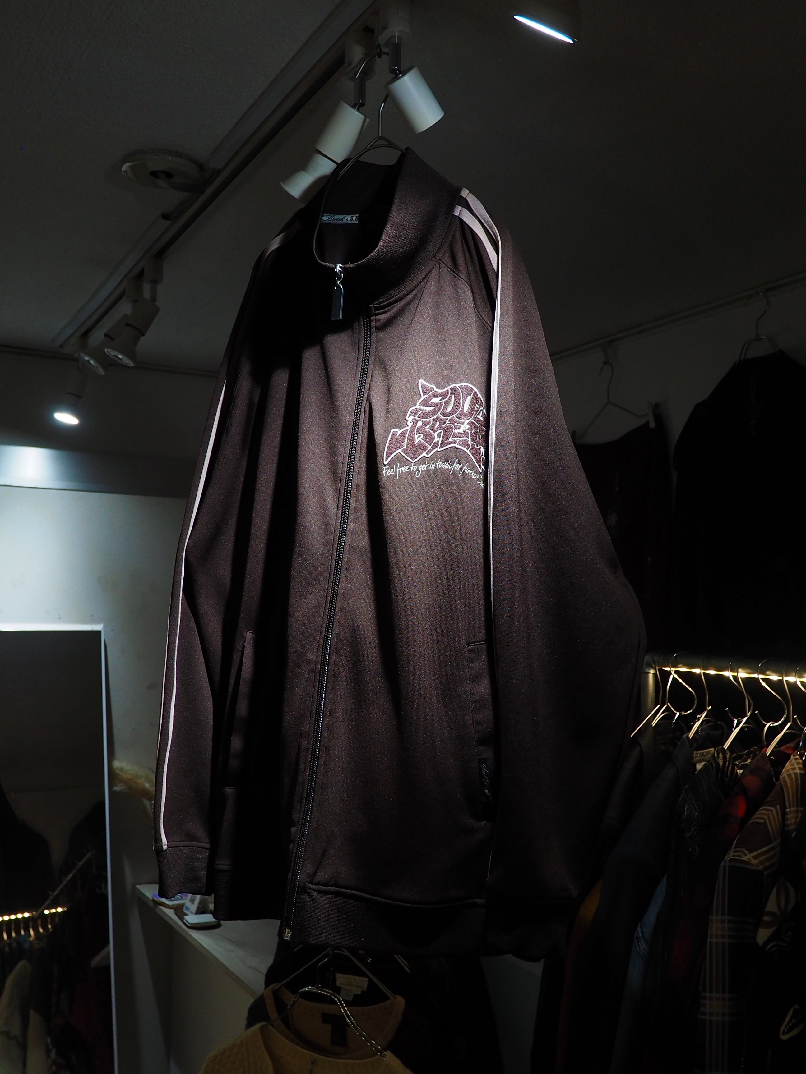 2000s ” Street culture ” Embbossed Design track jacket