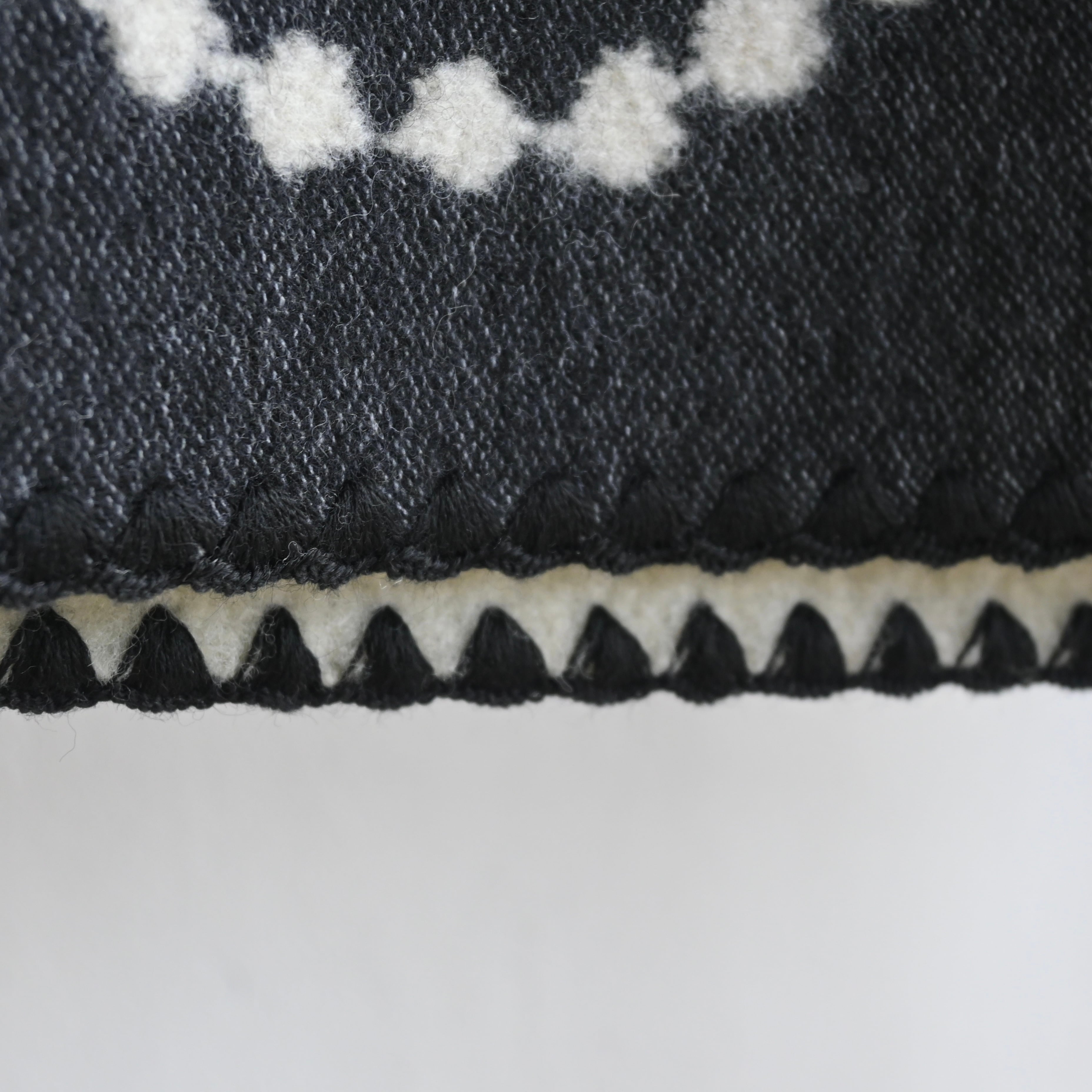 mina perhonen》tambourine ブランケット(S) / black | cirkel mote