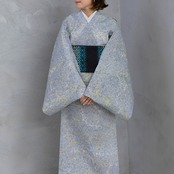 「砂紋」〜ドット〜セオアルファ〜浴衣・夏着物・単衣