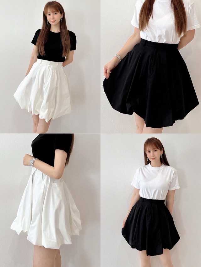 ペチコート付き美シルエットバルーンスカート　¥7,200+tax