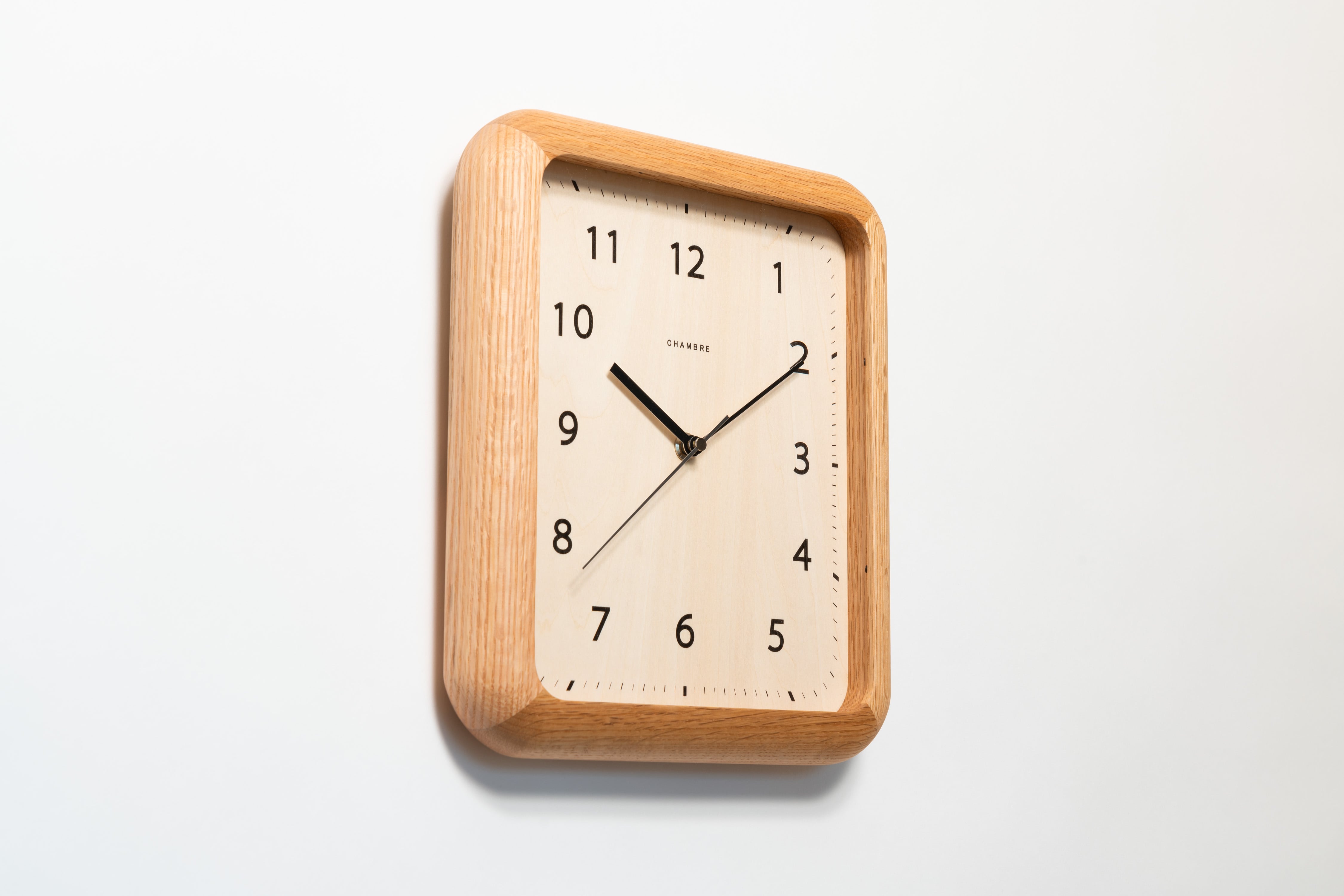 CHAMBRE オーク 掛け時計 電波時計 DROP CLOCK OAK | シャンブル【CHAMBRE】byインターゼロ