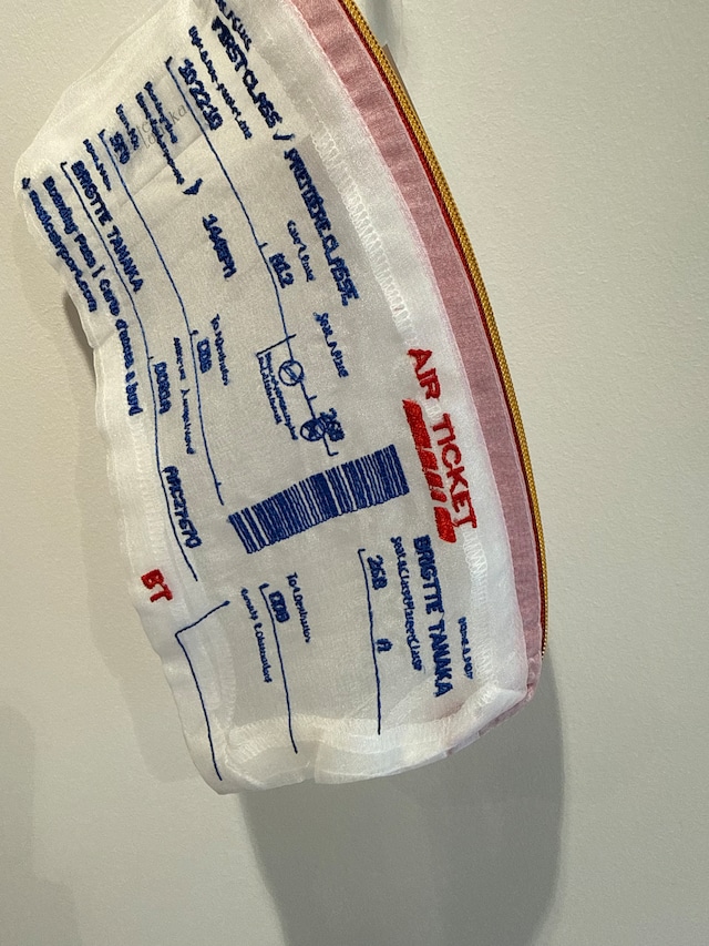 BRIGITTE TANAKA/ AIR TICKET POCHETTE KEY HOLDER