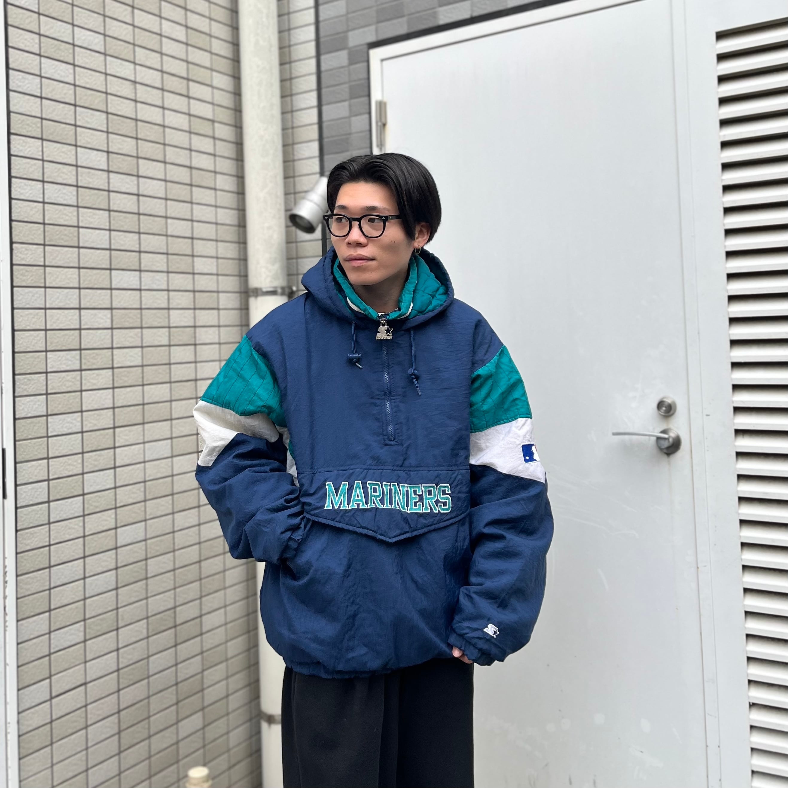 size:XL【 MARINARS 】STARTER マリナーズ スターター ナイロン