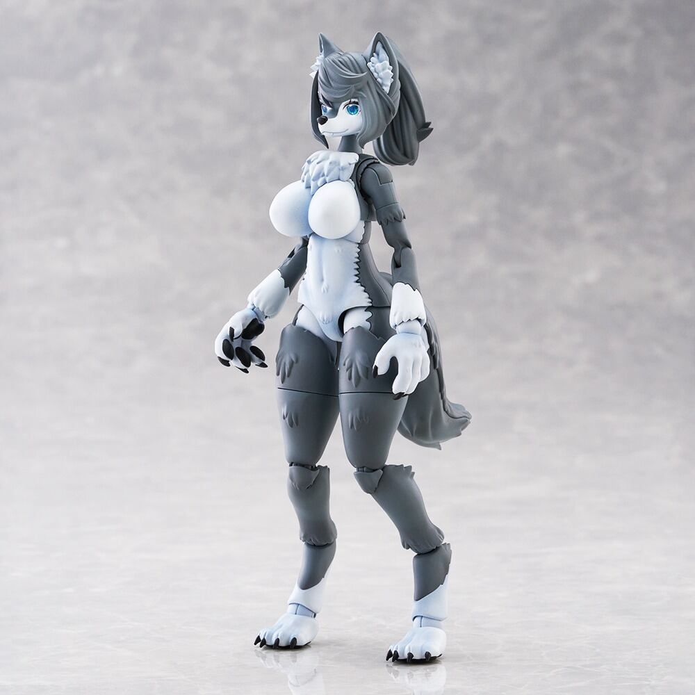AOSHIMA けもプラ No.KP-03R ハイイロオオカミ | みんなの工作ベース