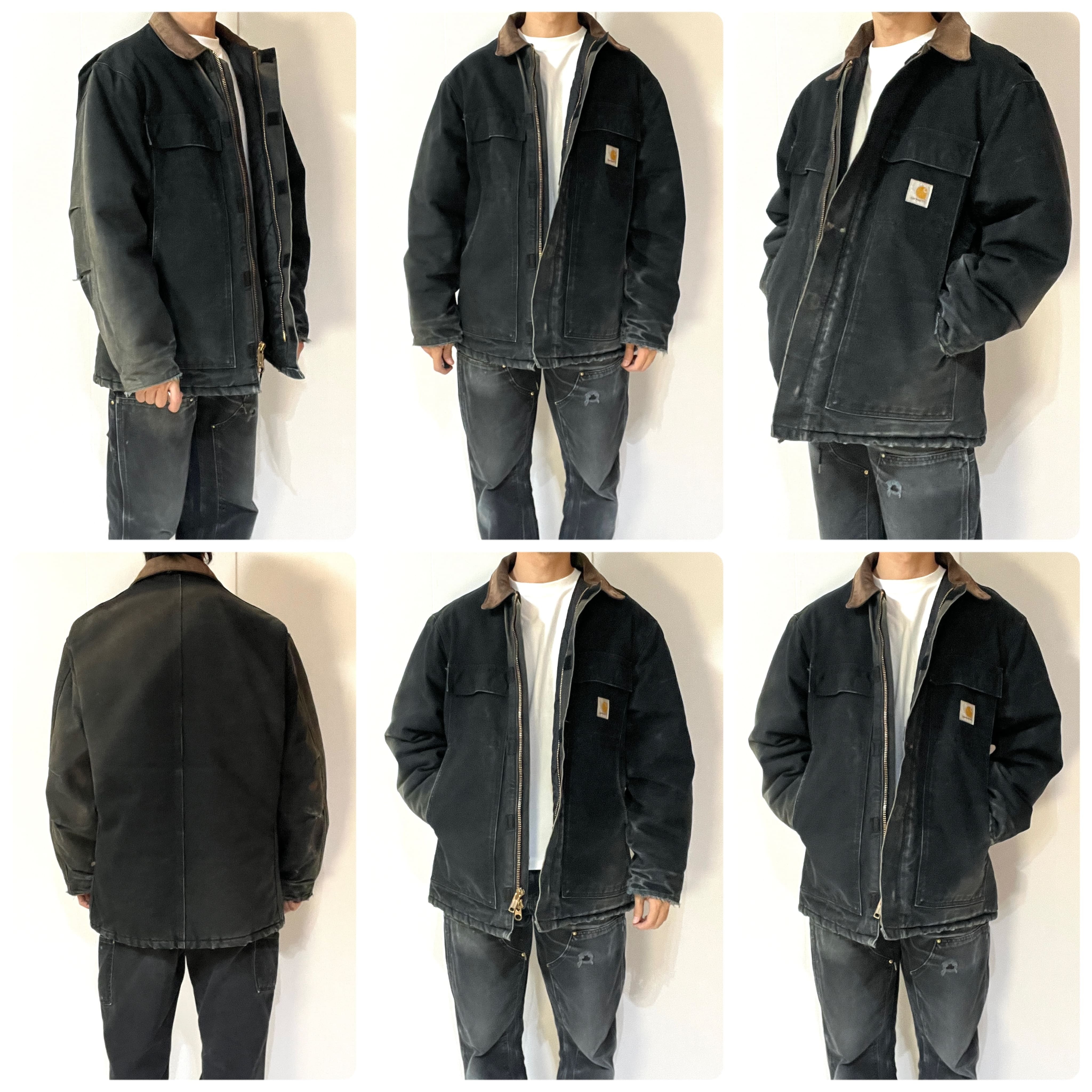 超希少極上フェード 90s 00s C003 BLK Carhartt カーハート