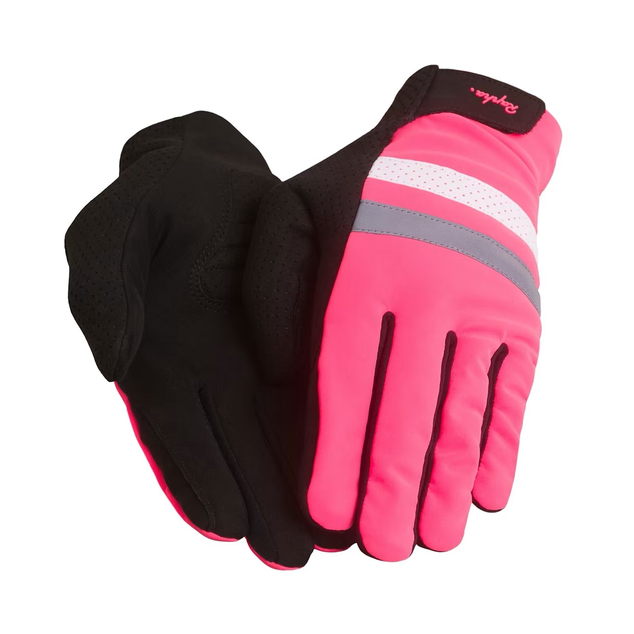 RAPHA BREVET REFLECTIVE GLOVES High-Vis Pink