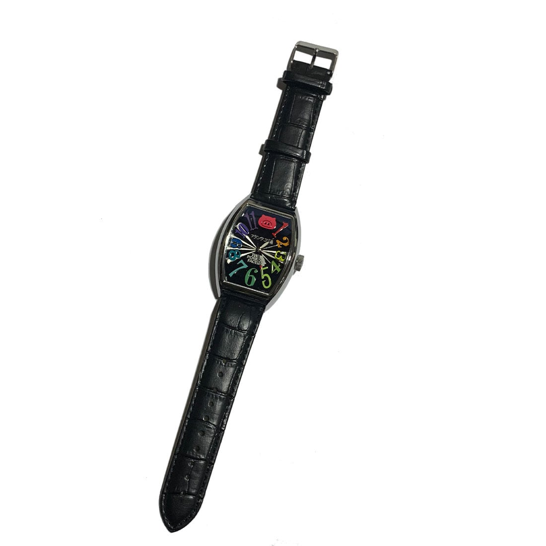 フランク三浦×THE PORK FACE ダブルネーム 腕時計 メンズ 革ベルト