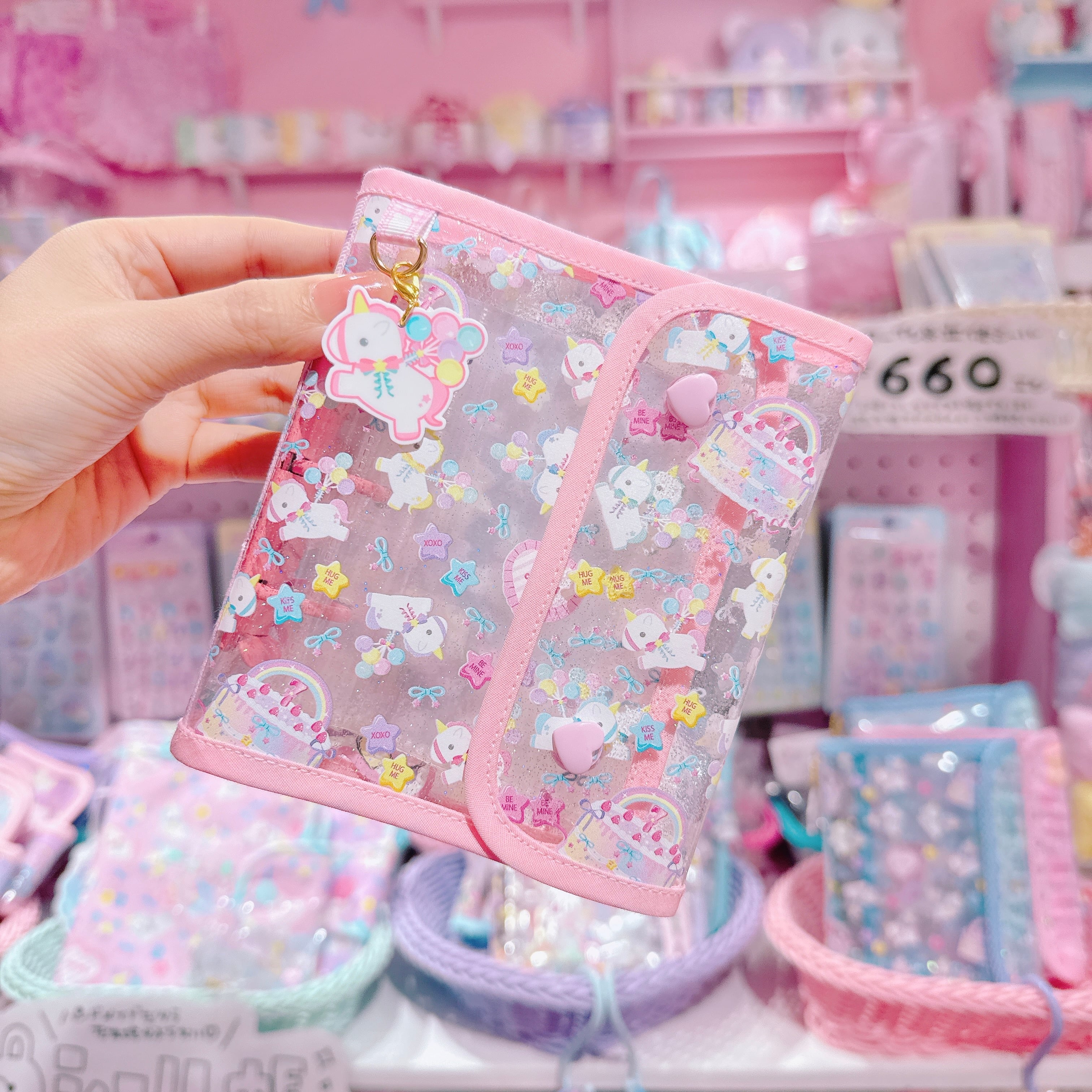 【K6】88-1 3つ折りシール帳(A8サイズ)