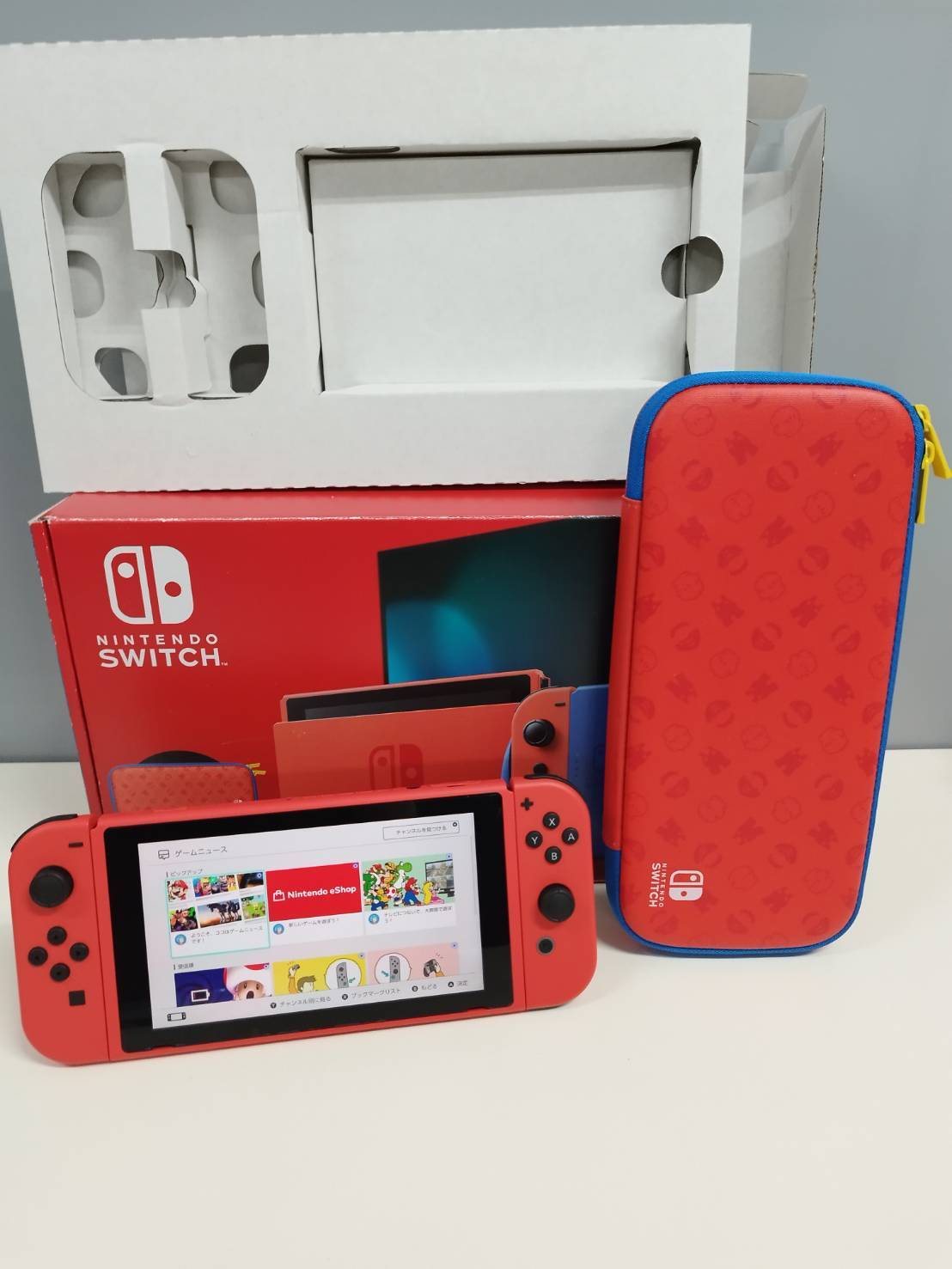 未使用に近い】Nintendo Switch Joy-Con/ネオングリーン・ピンク