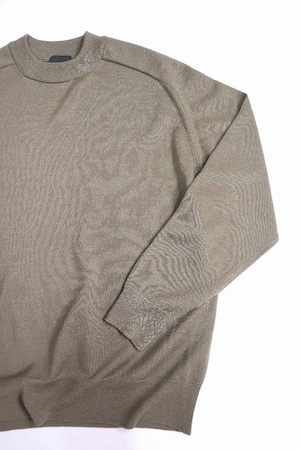 Worsted Merino Mock Neck P/O