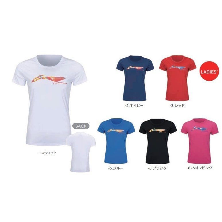 【AHSR788】 LI-NING Tシャツ バドミントンウェア(レディース) リーニン