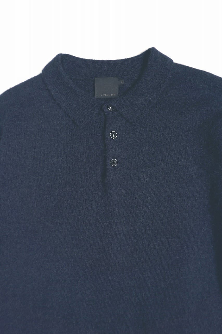 Alpaca Wool Smooth Knitted Polo