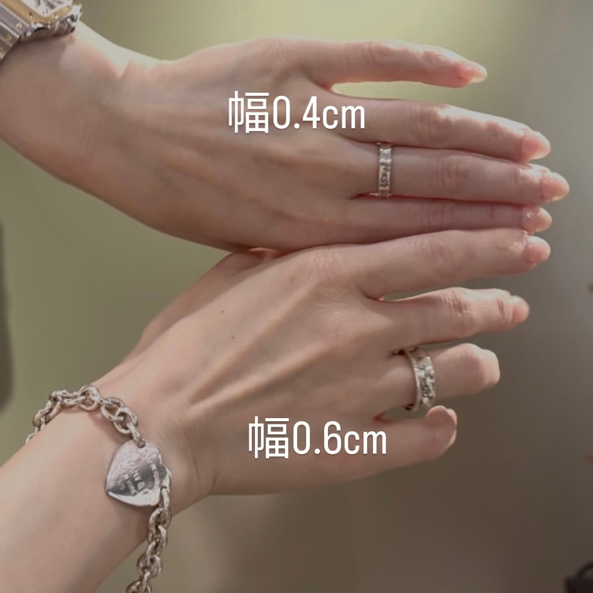 TIFFANY&CO】【20号】2824 T&CO ティファニー ナローシルバー925