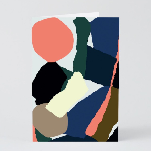 WRAP / ABSTRACT 5 ART CARD -Illustrated by Antti Kekki-