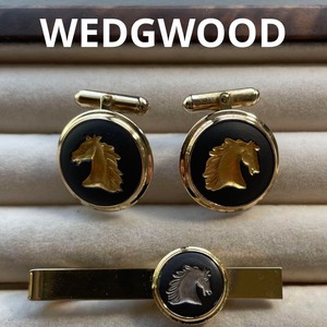 WEDGWOOD ヴィンテージ　カフスボタンとネクタイピンセット