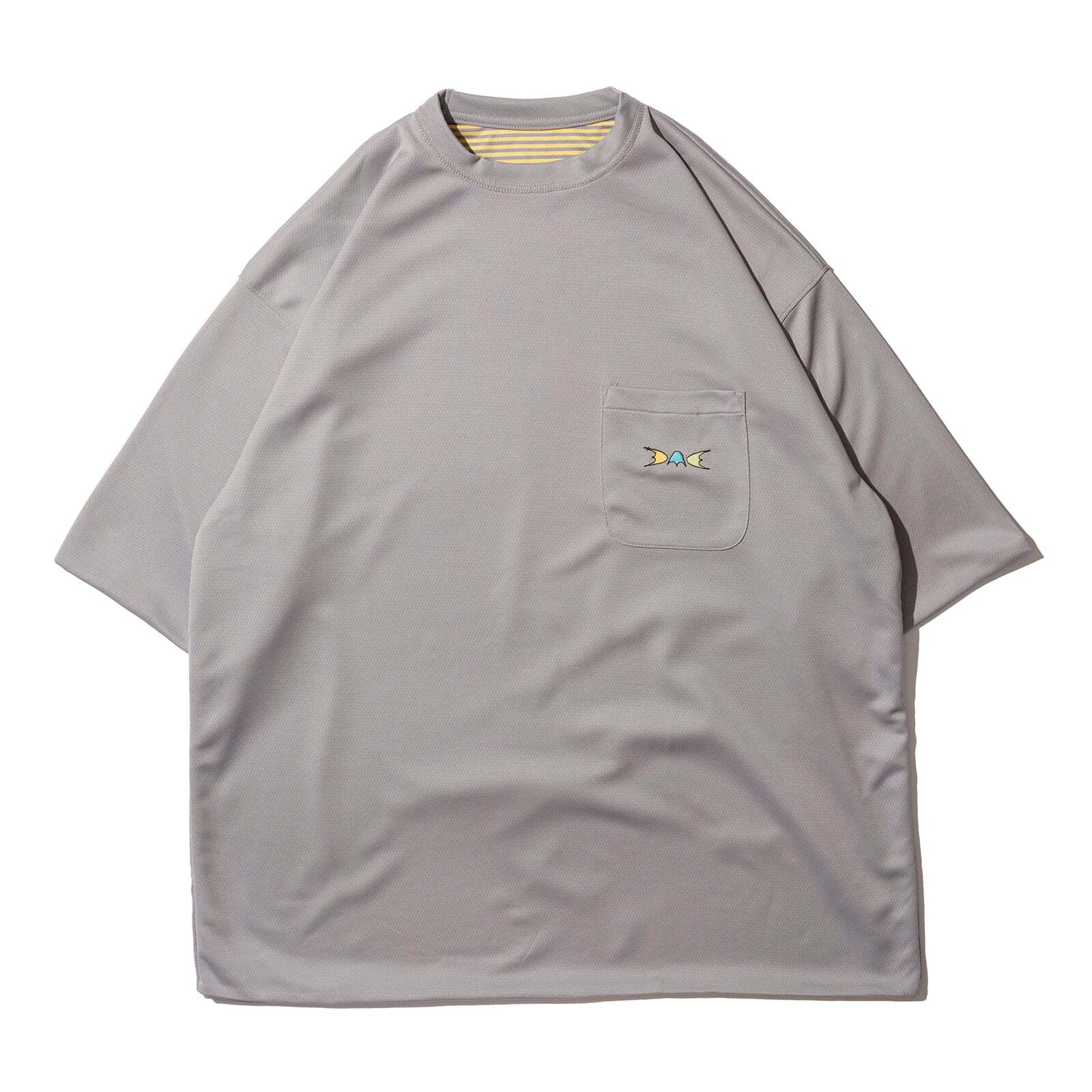 【GREY】DeMarcoLab / BORD VENT L/S TEE DEMARCOLAB｜REVERSIBLE VENT TEE -Yellow/Grey- | PROOF